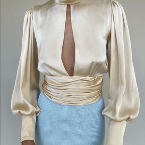 Night out top in champagne